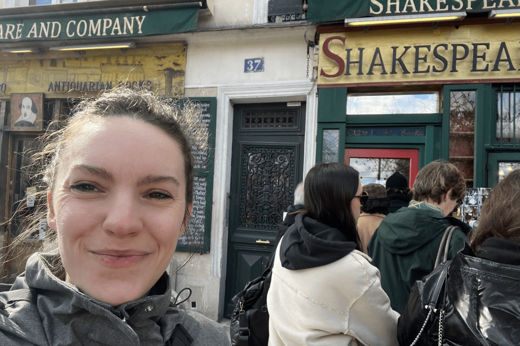 Visiting Shakespeare & Co bookstore in Paris March 2023
