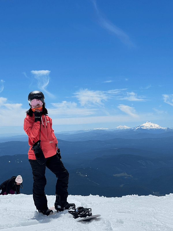 Snowboarding at Mount Hood